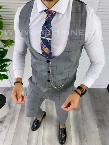 Compleu barbati  Vesta + Pantaloni B5547 O2.-5.3