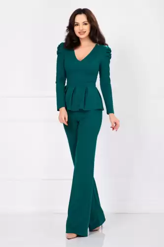 Compleu dama Marielle verde din doua piese