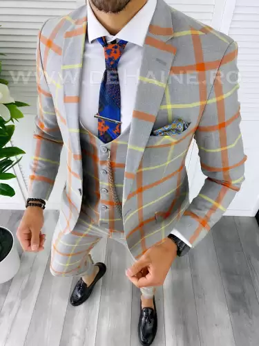 Costum barbati slim fit (SACIU+ PANTLAONI ) 5378 O3-3.2