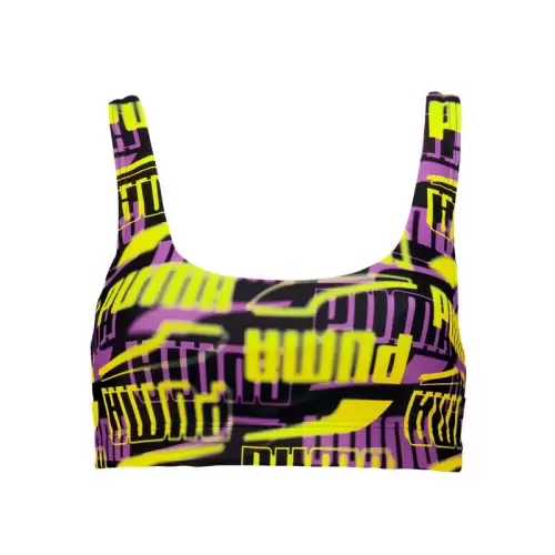 Costum de baie Puma Swim Women Printed Scoo