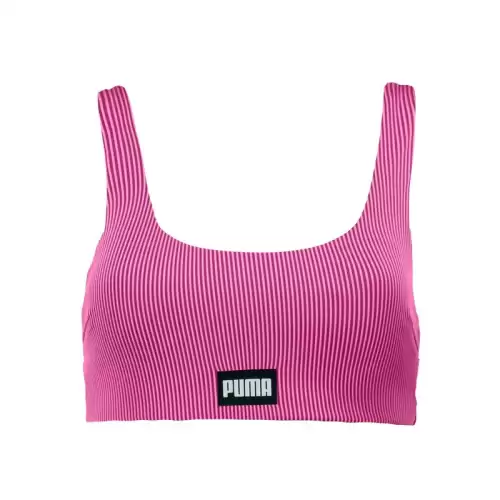 Costum de baie Puma Swim Women Ribbed Scoop