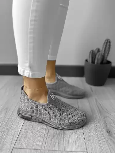 Espadrile dama casual gri CL06 T54-2