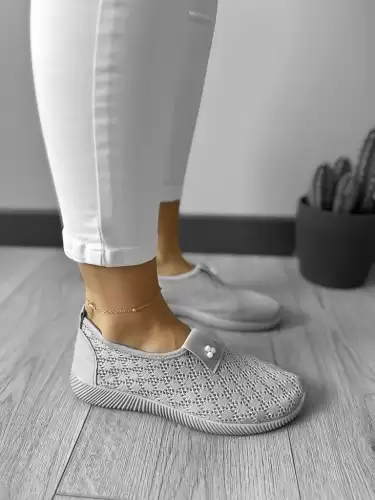 Espadrile dama casual gri CL08 T53-4