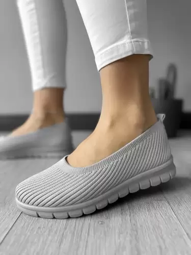 Espadrile dama casual gri CL16  T55-2