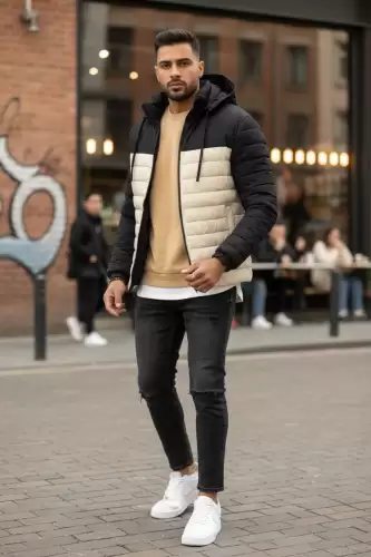 Geaca barbati bej 2517 52-4