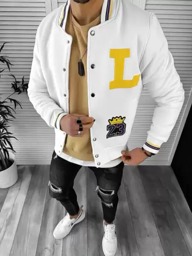 Geaca barbati de toamna cu imprimeu K185 24-2.3