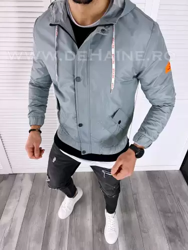 Geaca barbati de toamna gri  B6857 13-5