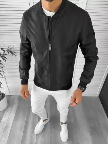 Geaca barbati de toamna  neagra 12973 66b