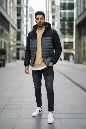 Geaca barbati gri 2517 D0-5