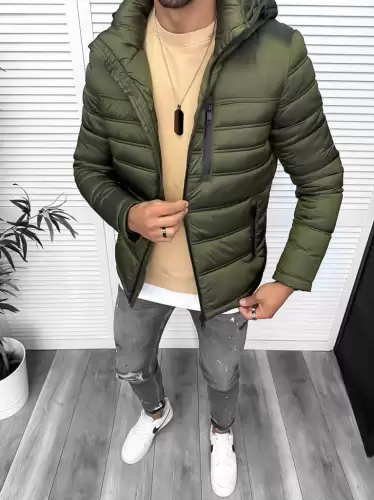 Geaca barbati  kaki 5208 53-1