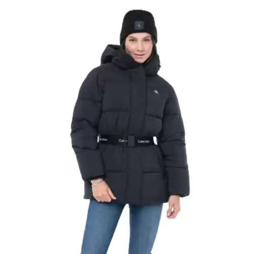 Geaca Calvin Klein BELTED MIDWEIGHT PUFFER