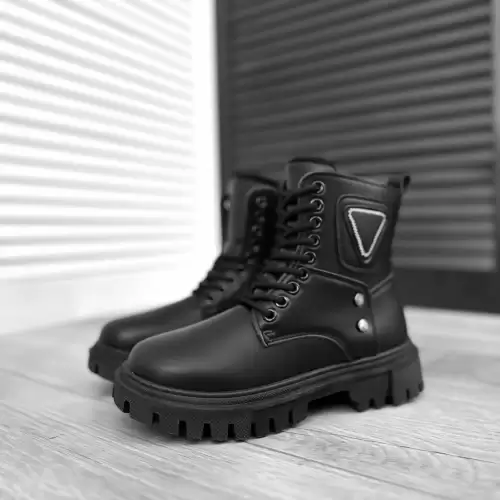 Ghete dama imblanite negre B11 T6-3