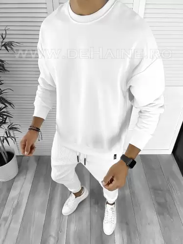 Hanorac barbati alb slim fit K108 30-4.1