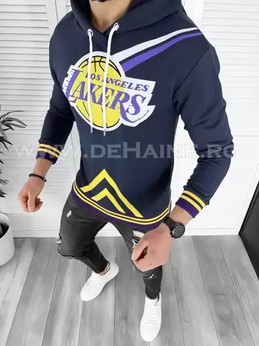 Hanorac barbati bleumarin slim fit K013 26-4