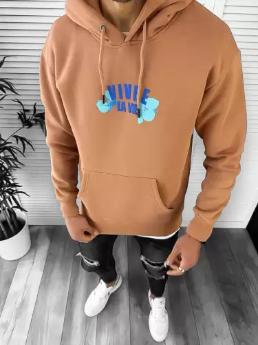 Hanorac barbati crem slim fit 3066 42-1.1