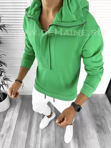 Hanorac barbati slim fit verde K322 27-3