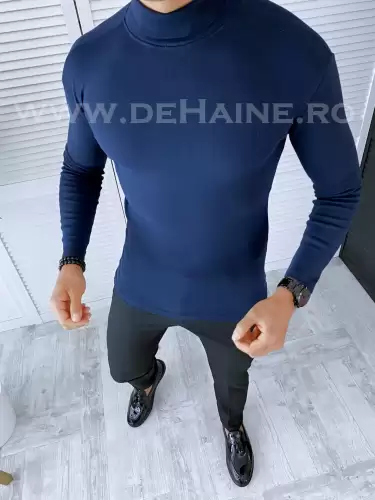 Helanca barbati slim fit bleumarin A8089 Y18