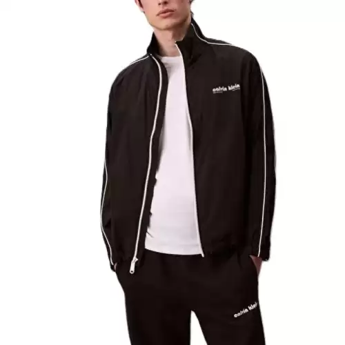 Jacheta Calvin Klein LS CRNKL STND CLLR T