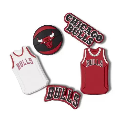 Jibbitz Crocs NBA Chicago Bulls 5Pack