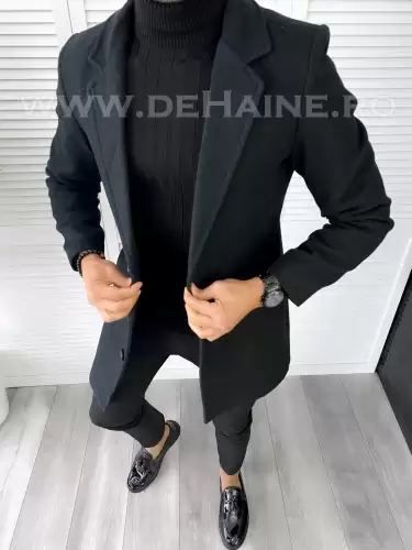 Palton barbati negru B6791 120**