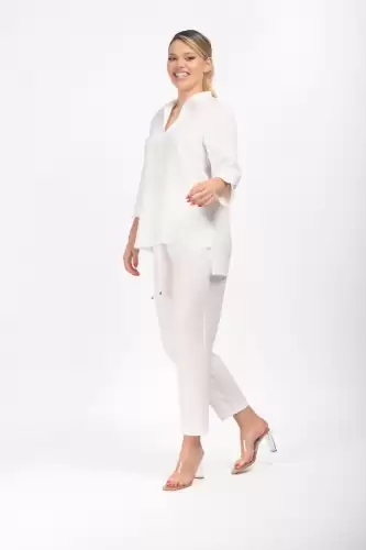 Pantaloni albi LaDonna