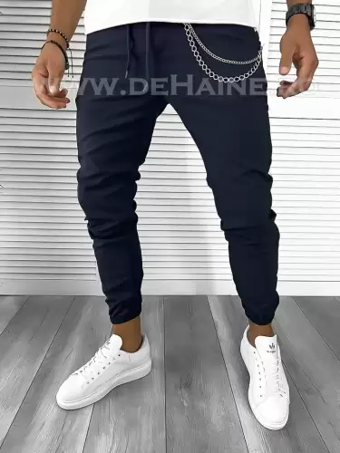 Pantaloni barbati casual bleumarin B9327 P20-2.3
