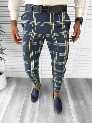 Pantaloni barbati eleganti B1732 I18-2
