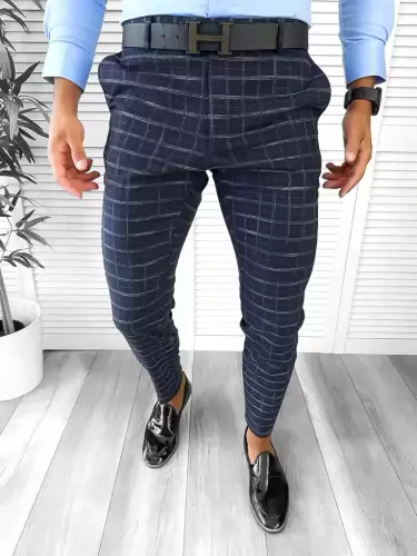 Pantaloni barbati eleganti B1732 S2-3