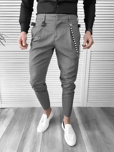 Pantaloni barbati eleganti gri 7149 P19-5.1