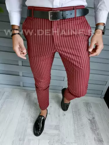 Pantaloni barbati eleganti in dungi B1758 O1-5.3