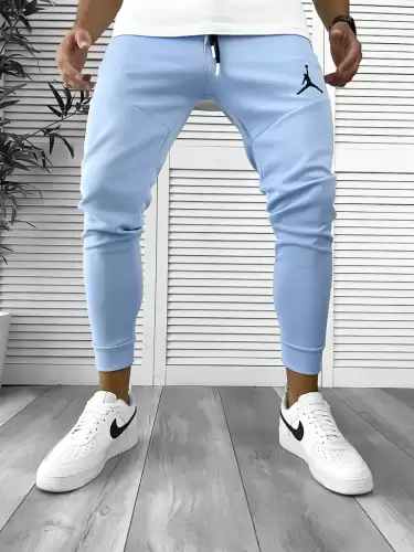 Pantaloni de trening bleu conici 12361 N1-5.2