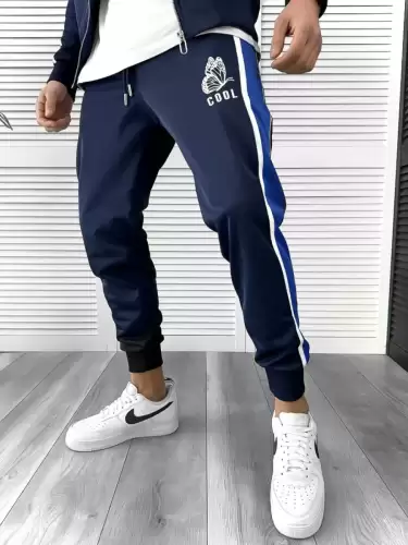 Pantaloni de trening bleumarin   conici K086  P19-2.2