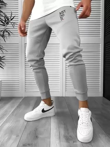 Pantaloni de trening gri 12616 K4