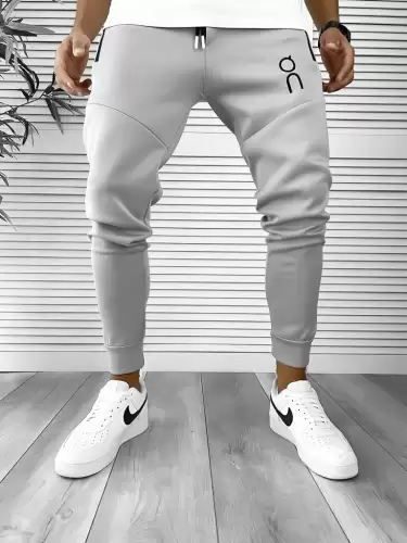 Pantaloni de trening gri conici 12260 122-2