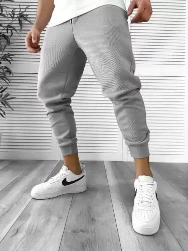 Pantaloni de trening gri conici k041  D3-5.2