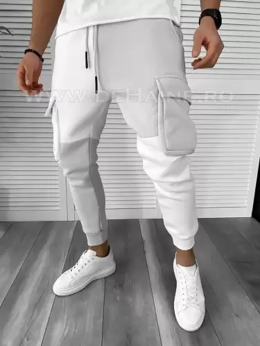 Pantaloni de trening gri conici K199 O4-2.2