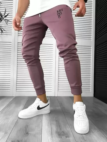 Pantaloni de trening maro 12616 Y21-3