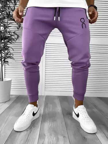 Pantaloni de trening mov conici 12260 Y22