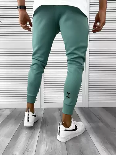 Pantaloni de trening vernil  silon  conici 12379 Y20