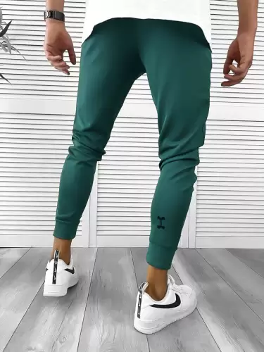 Pantaloni de trening verzi  silon  conici 12379 14-3