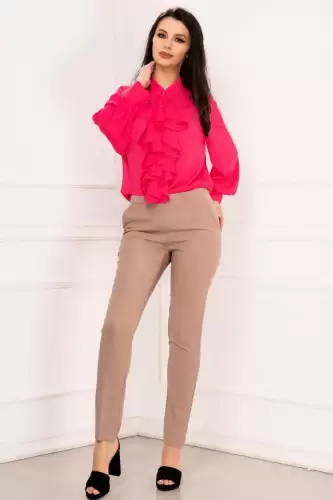 Pantaloni office eleganti Effect bej