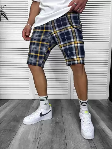 Pantaloni scurti casual   carouri  13183 N7-4.3