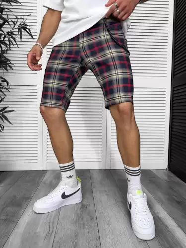 Pantaloni scurti casual carouri 13329  D4-1.3