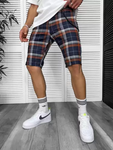 Pantaloni scurti casual carouri 13331 D4-1.3