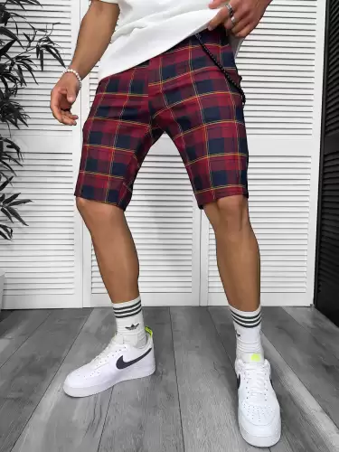 Pantaloni scurti casual carouri 13333 D6-4.1