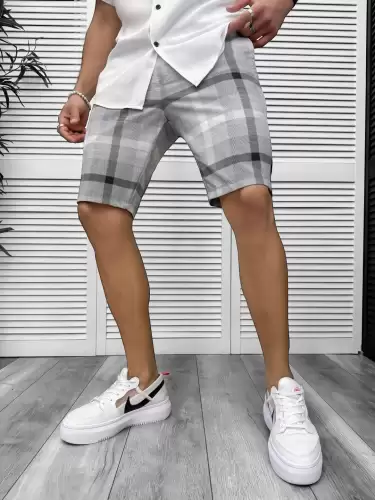 Pantaloni scurti casual cu imprimeu 13117 14-4.1