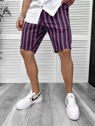 Pantaloni scurti casual  cu imprimeu  13127