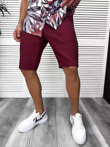 Pantaloni scurti casual  grena 13057 D3-2.2