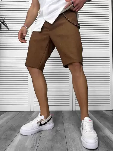 Pantaloni scurti casual  maro 13057  O3-6.3