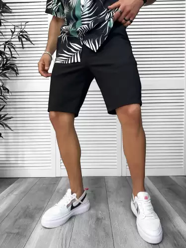 Pantaloni scurti casual  negri 13058  O4-3.2